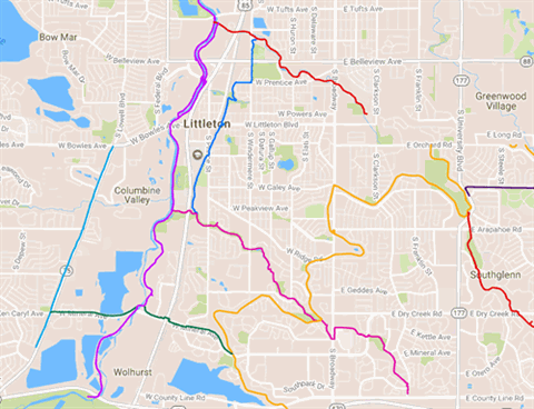 SSPR Google trail map